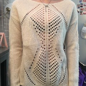 Delias White Sweater